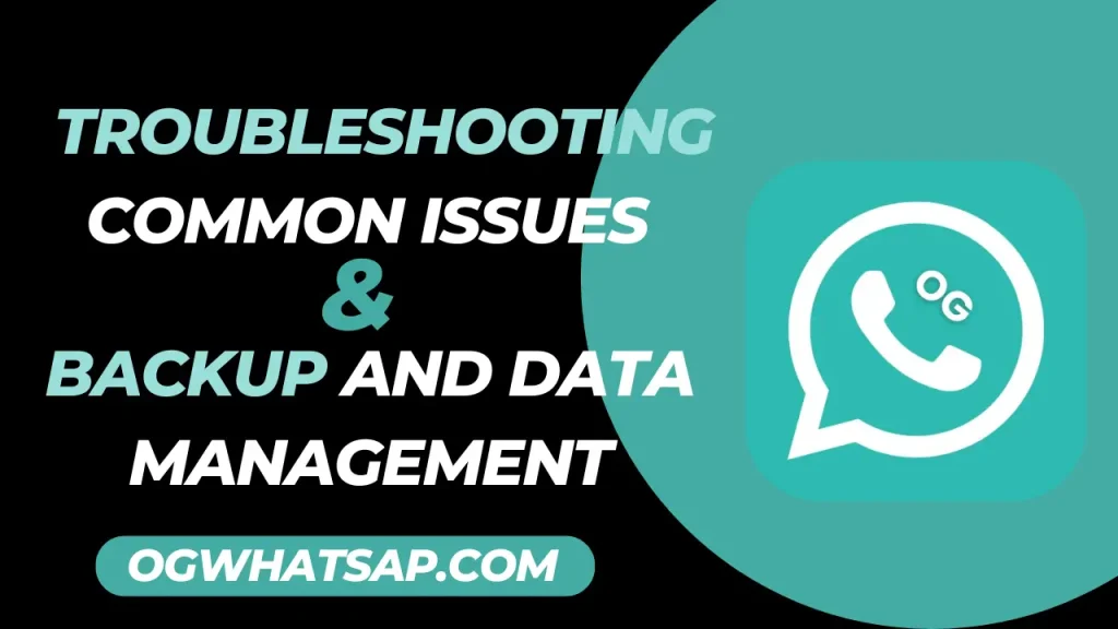 Troubleshooting Common Issues & Backup and Data Management